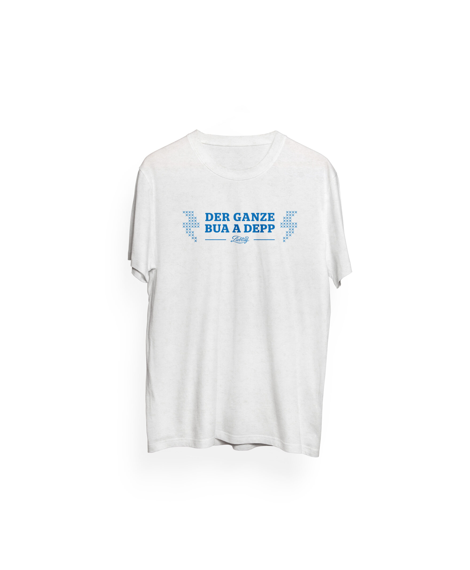 liebling_streetwear_bayern_tracht_tshirt_buaadepp_weiss_meliert